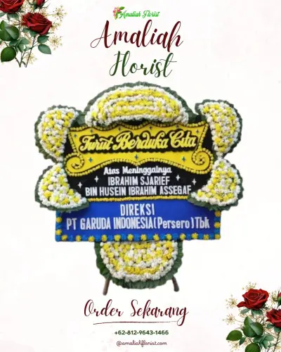Papan Bunga Duka di Sumberjaya