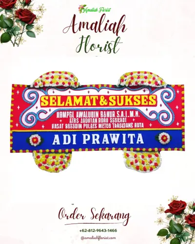 Karangan Bunga Ucapan Selamat di Sumberjaya